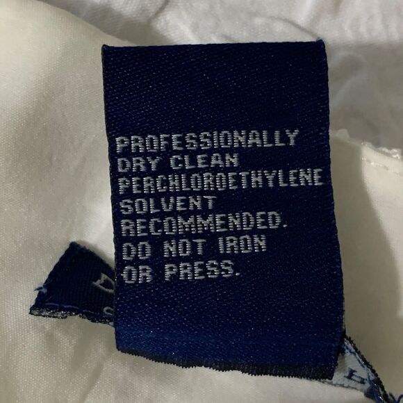 Vintage Doncaster Women's Ivory Lace Dress Sz 6 Sheath Short Sleeve Knee Length - Picture 9 of 10